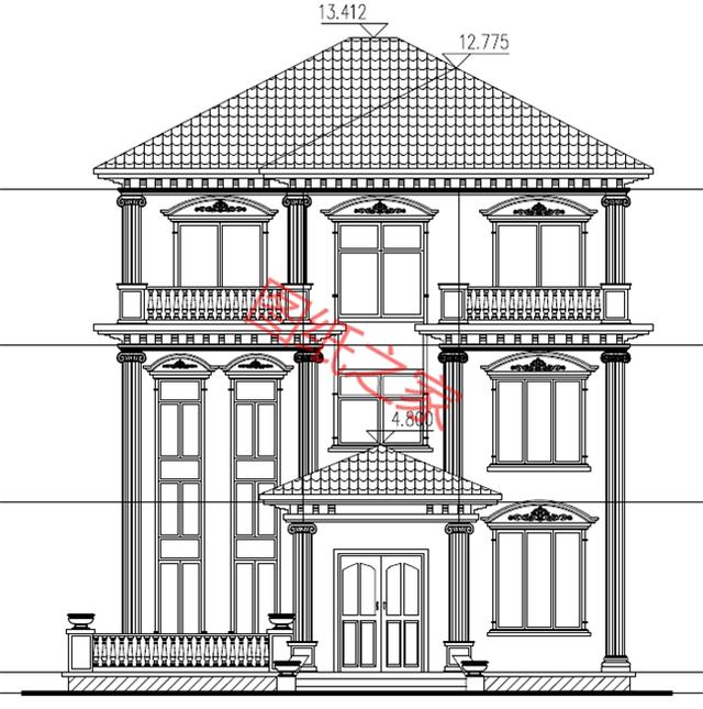 自建房設計圖，簡單大氣，最重要的是符合您的審美要求！