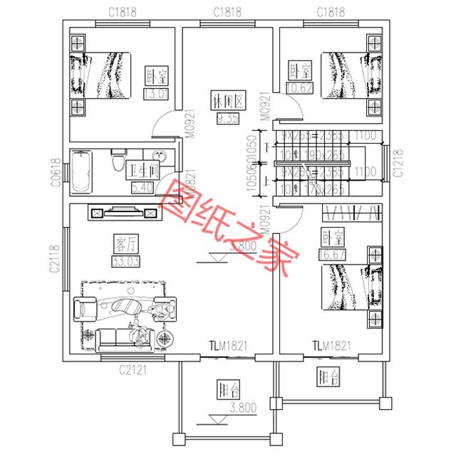 自建房設計圖，簡單大氣，最重要的是符合您的審美要求！