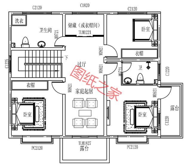 自建房設計圖，簡單大氣，最重要的是符合您的審美要求！