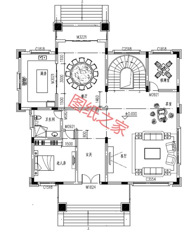 自建房設計圖，簡單大氣，最重要的是符合您的審美要求！