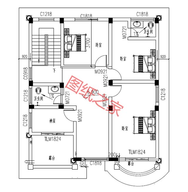 自建房設計圖，簡單大氣，最重要的是符合您的審美要求！