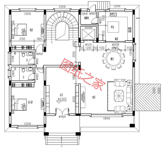 自建房設計圖，簡單大氣，最重要的是符合您的審美要求！
