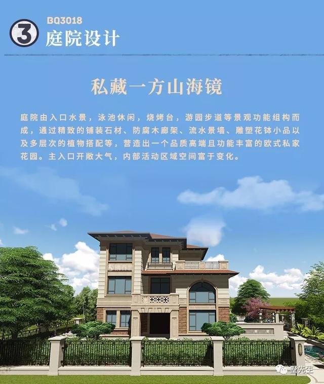 簡約歐式別墅設(shè)計圖，增加您的生活趣味性！