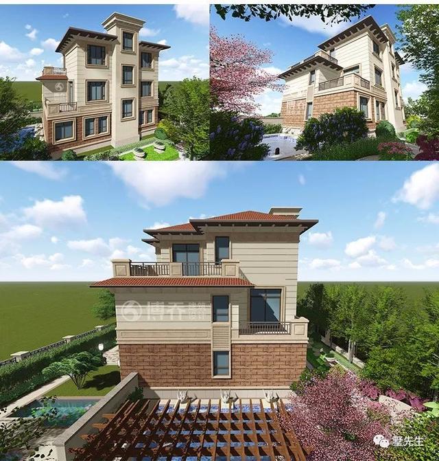 簡約歐式別墅設(shè)計圖，增加您的生活趣味性！