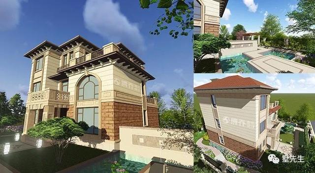 簡約歐式別墅設(shè)計圖，增加您的生活趣味性！