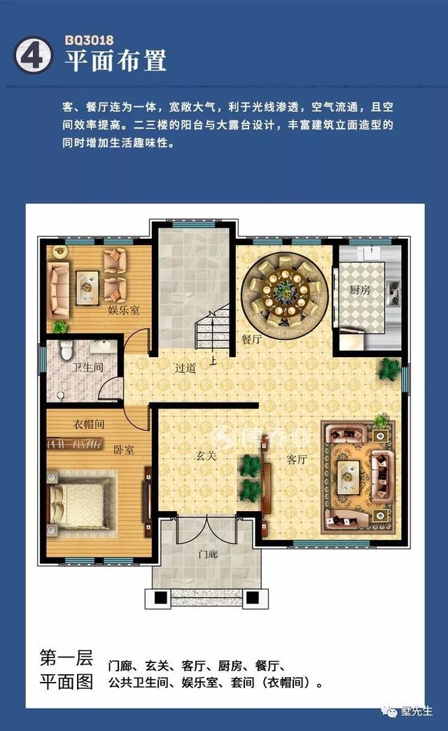 簡約歐式別墅設(shè)計圖，增加您的生活趣味性！