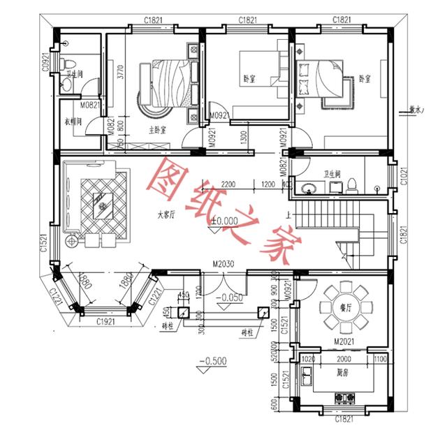 三層小樓設(shè)計圖，色彩鮮艷、戶型合理，總有一款打動你的心！