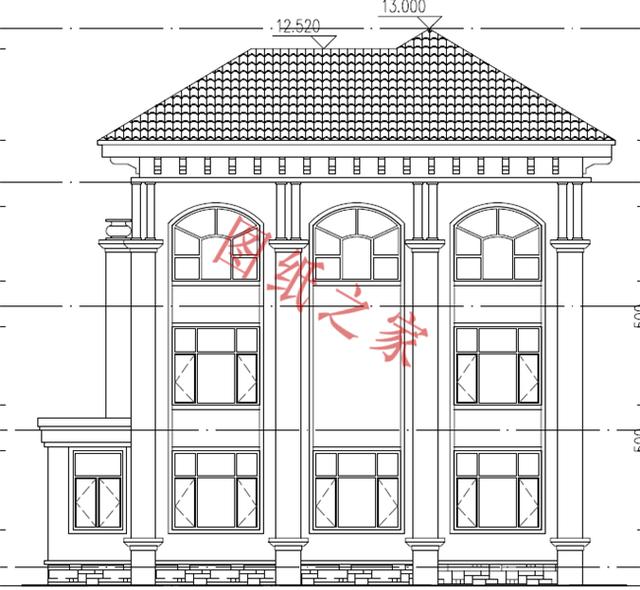 三層小樓設(shè)計圖，色彩鮮艷、戶型合理，總有一款打動你的心！