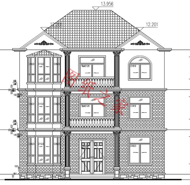 三層小樓設(shè)計圖，色彩鮮艷、戶型合理，總有一款打動你的心！