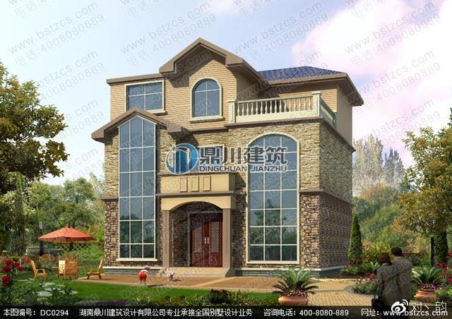 三層別墅設(shè)計(jì)圖 新農(nóng)村，新氣象，新形象。