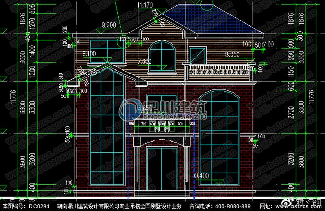 三層別墅設(shè)計(jì)圖 新農(nóng)村，新氣象，新形象。
