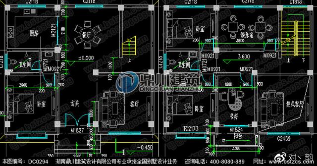 三層別墅設(shè)計(jì)圖 新農(nóng)村，新氣象，新形象。