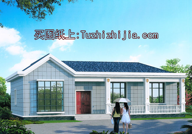 貼心好看的農(nóng)村10萬元一層小別墅圖，養(yǎng)老首選