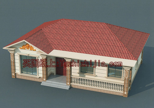 貼心好看的農(nóng)村10萬元一層小別墅圖，養(yǎng)老首選