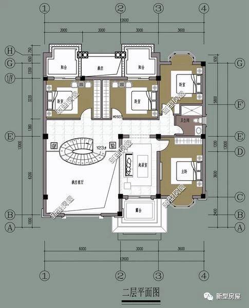 理想的農(nóng)村別墅設(shè)計(jì)圖，5套戶型供您選擇！
