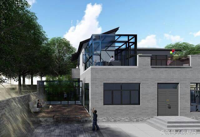 帶游泳池的別墅設(shè)計圖，親近大自然，好不愜意！