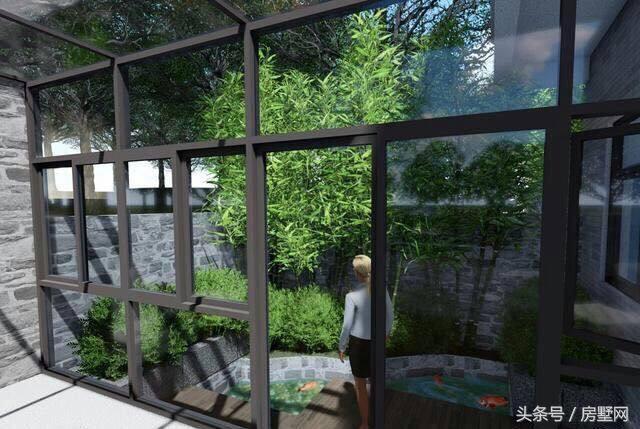 帶游泳池的別墅設(shè)計圖，親近大自然，好不愜意！