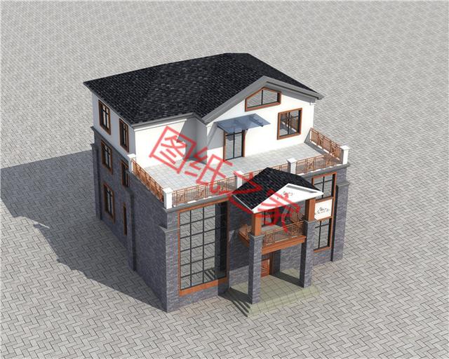 三層自建房設(shè)計(jì)圖，安享舒適大氣的生活，讓鄰居羨慕不已！