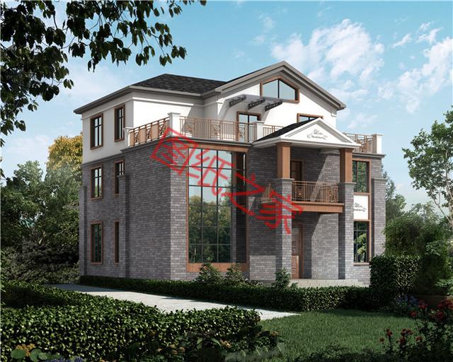 三層自建房設(shè)計(jì)圖，安享舒適大氣的生活，讓鄰居羨慕不已！