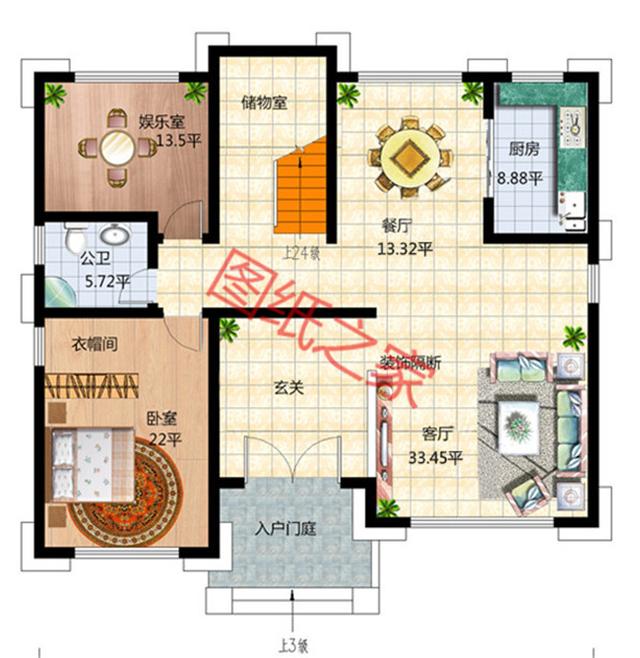 三層自建房設(shè)計(jì)圖，安享舒適大氣的生活，讓鄰居羨慕不已！