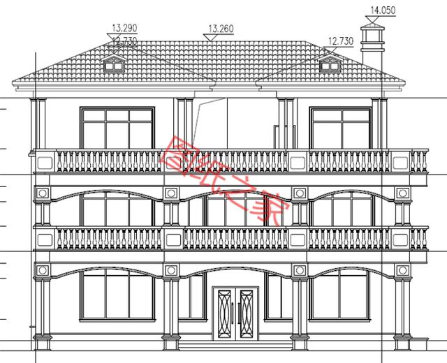 三層自建房設(shè)計(jì)圖，安享舒適大氣的生活，讓鄰居羨慕不已！