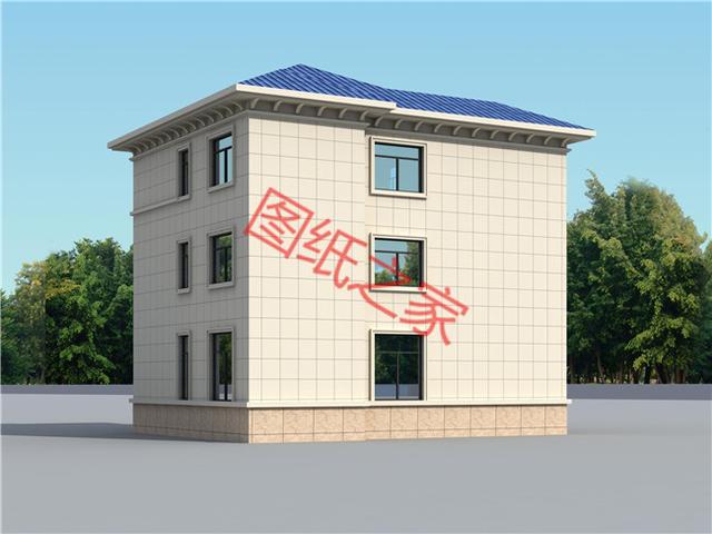 三層自建房設(shè)計(jì)圖，安享舒適大氣的生活，讓鄰居羨慕不已！
