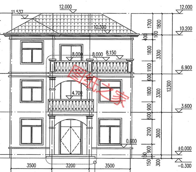 三層自建房設(shè)計(jì)圖，安享舒適大氣的生活，讓鄰居羨慕不已！