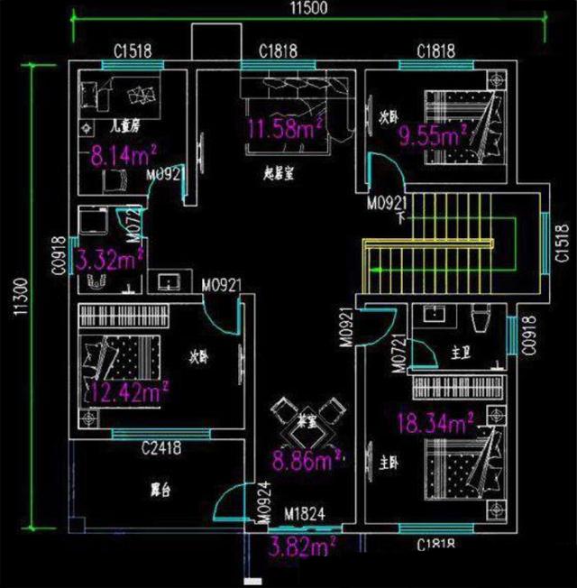 三套二層別墅設(shè)計圖，設(shè)計獨(dú)到，讓您耳目一新！