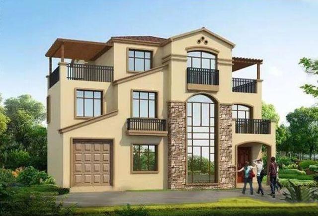 獨(dú)特的別墅設(shè)計(jì)圖，外觀美觀大方又清新亮麗！