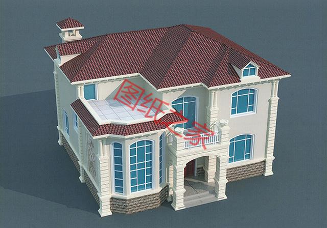 5套二層別墅設(shè)計(jì)圖，外觀精美設(shè)施齊全，供您參考