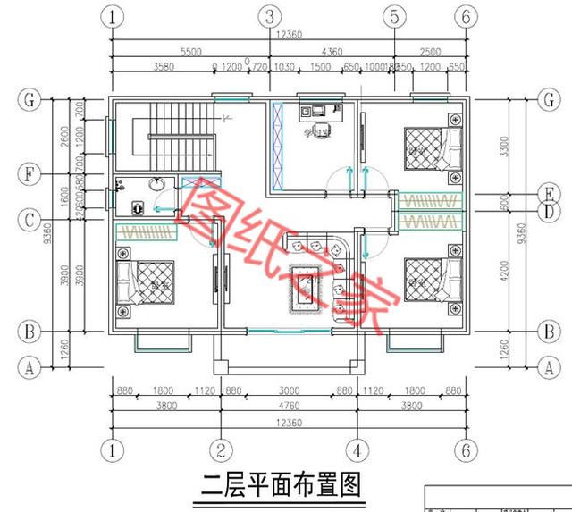 5套二層別墅設(shè)計(jì)圖，外觀精美設(shè)施齊全，供您參考