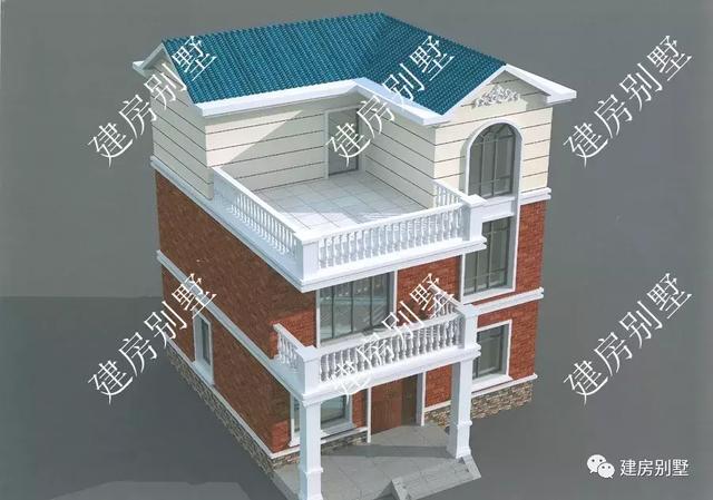 面寬9米多的別墅設(shè)計(jì)圖，主體造價(jià)低，外觀精美!