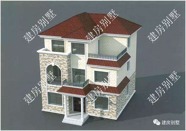 面寬9米多的別墅設(shè)計(jì)圖，主體造價(jià)低，外觀精美!