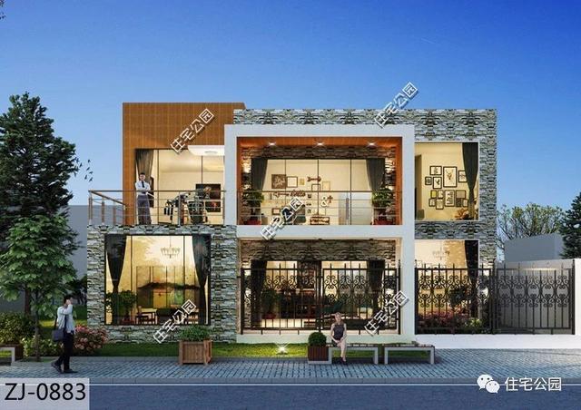 獨(dú)特庭院別墅設(shè)計(jì)圖，讓別人羨慕去吧！