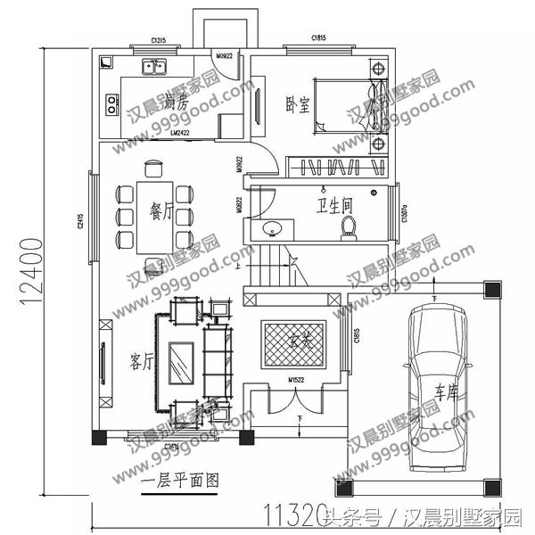 2款漂亮二層別墅設(shè)計(jì)圖，主體造價(jià)低廉！