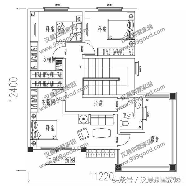 2款漂亮二層別墅設(shè)計(jì)圖，主體造價(jià)低廉！