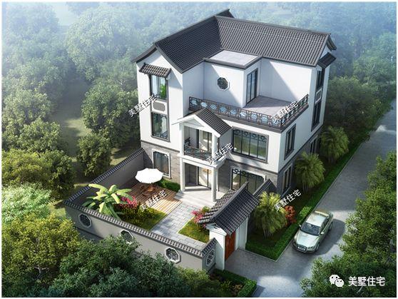 5款帶院子別墅設(shè)計(jì)圖，十一去游玩不如在家建別墅！