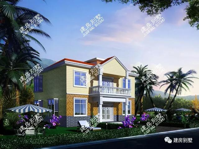 面寬12米的別墅設(shè)計(jì)圖，最便宜的主體造價(jià)20萬。
