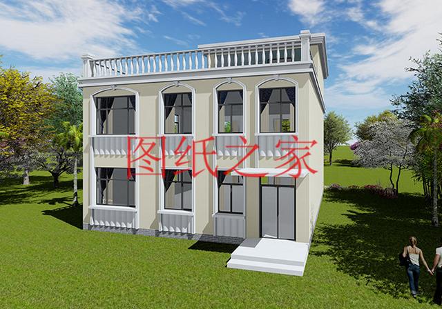 三層農(nóng)村自建房，大氣恢弘、氣派非凡，您值得建造！