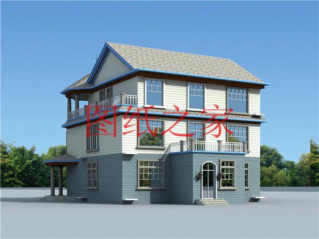 三層農(nóng)村自建房，大氣恢弘、氣派非凡，您值得建造！