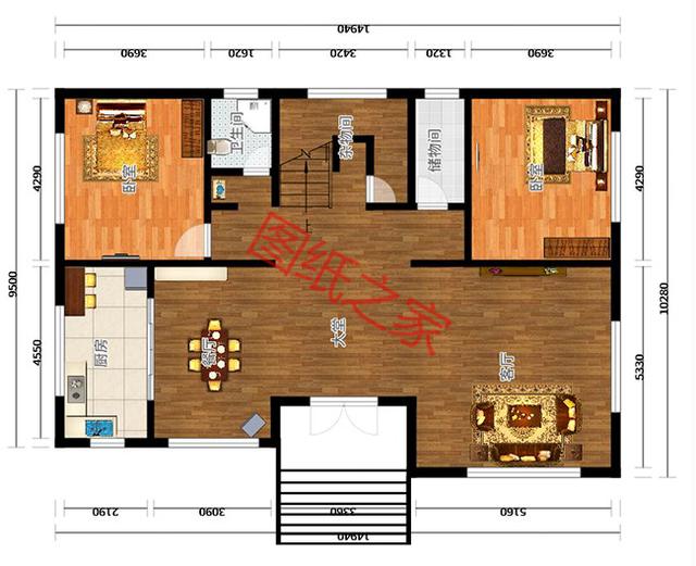 農(nóng)村二層自建房，設(shè)計(jì)用心、布局合理，歡迎選購!