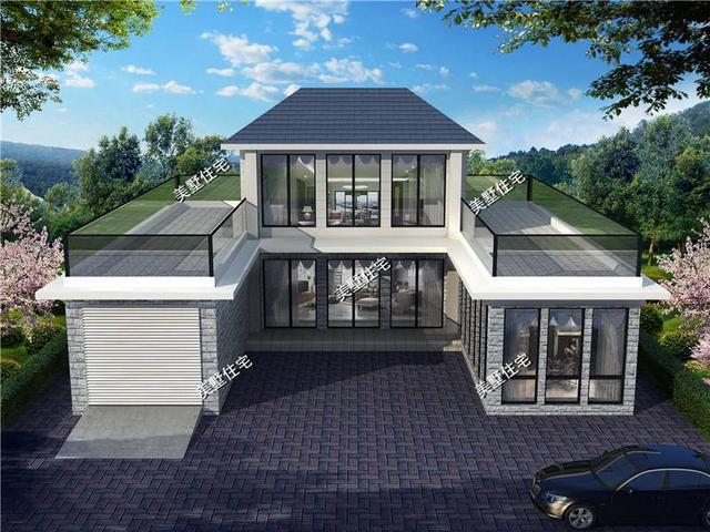 新中式四合院別墅設(shè)計(jì)圖，送給父母最舒適的環(huán)境！