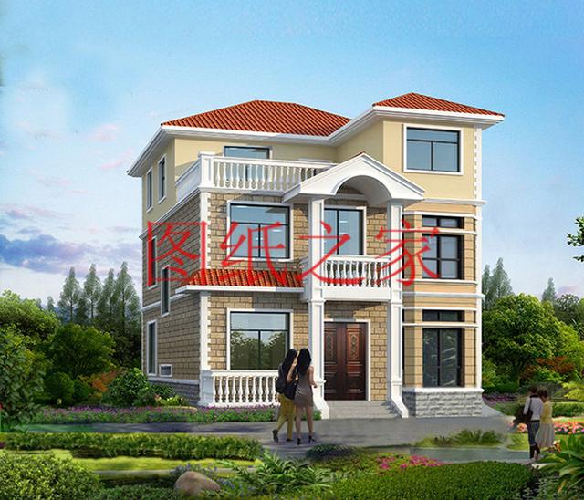 5套三層別墅設(shè)計(jì)圖，新穎的外觀設(shè)計(jì)，布局合理！