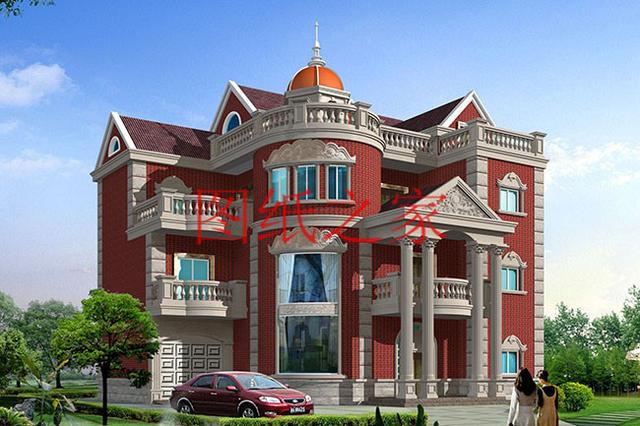 5套三層別墅設(shè)計(jì)圖，新穎的外觀設(shè)計(jì)，布局合理！