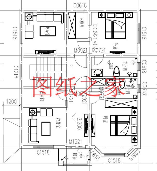 5套三層別墅設(shè)計(jì)圖，新穎的外觀設(shè)計(jì)，布局合理！