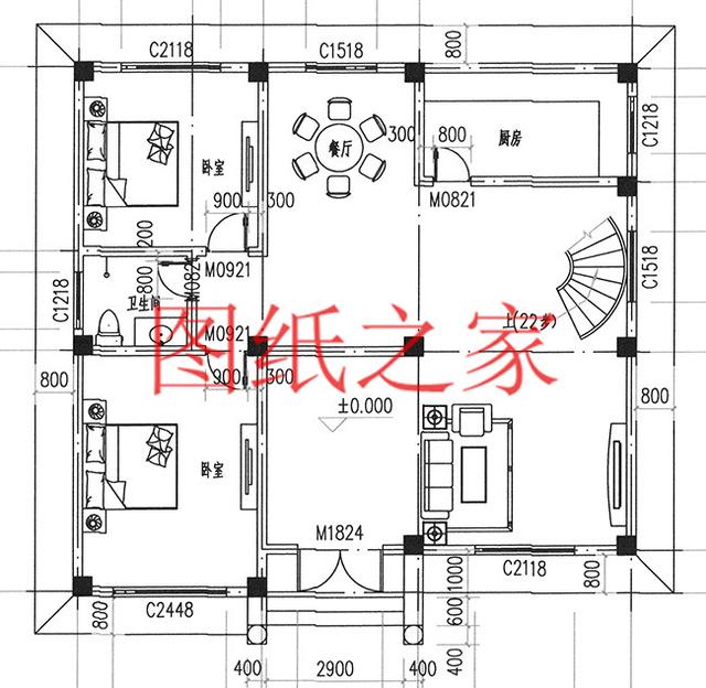 5套三層別墅設(shè)計(jì)圖，新穎的外觀設(shè)計(jì)，布局合理！