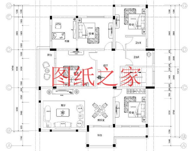 5套三層別墅設(shè)計(jì)圖，新穎的外觀設(shè)計(jì)，布局合理！