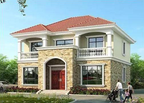 磚混結構兩層自建房，新型農村建筑，您的首選！