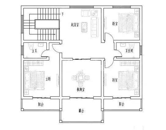 磚混結構兩層自建房，新型農村建筑，您的首選！