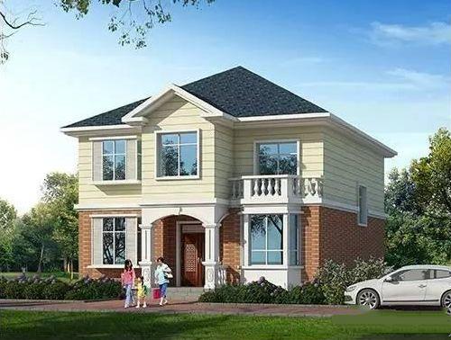 磚混結構兩層自建房，新型農村建筑，您的首選！